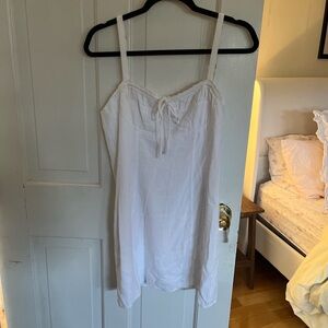 Excellent condition, never worn! LA Hearts white mini dress.